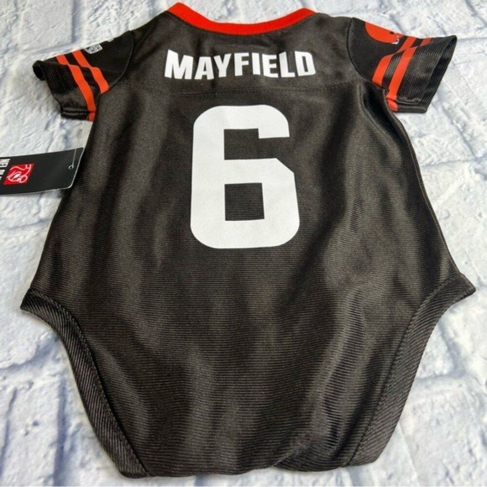 Cleveland Brown's football jersey infant one piece